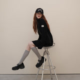 Black Cancan Mini Skirts