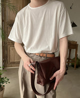 22サマーシルクＴシャツ/22summer silk T-shirt (11 color)