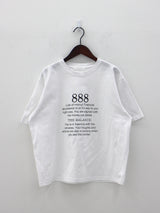 ナンバーショートスリーブTシャツ/Number short sleeve T-shirt (2color)
