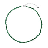 ESSENTIAL NO.3 GREEN PEARL NECKLACE 925 SILVER