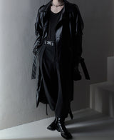 [自主製作] [Restock] ルーカスレザートレンチコート/LUCAS leather trench coat (2 color)
