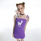 ジュリエッツキャットミニドレス / 0 3 juliet's cat mini dress - PURPLE