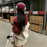 [BELLIDE MADE] Spring version. Raglan color zip-up hoodie