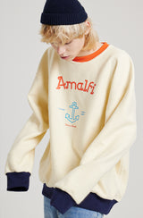 AMALFI INSIDE-OUT SWEATSHIRT [CREAM] (6613790785654)