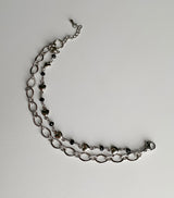レイヤードハートチェーンブレスレット / Layered heart chain bracelet