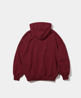ゴールデン刺繡フーディー/Golden Emblem Hoodie (Deep Red)