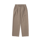 バックポイントツータックスラックス / BACK POINT TWO TUCK SLACKS - BEIGE