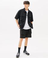 SIDE FLAP POCKET SHORTS (KHAKI) (6585208832118)