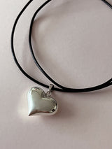 [92.5silver]  juicy heart necklace