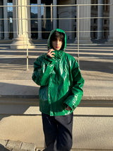 Am High Glossy Hood Jacket (3color)