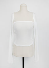 ボレロリバーシブルTシャツ/Bolero Reversible T-shirt (3color)