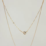 ドロップパール 14K ゴールドフィルネックレス / DROP PEARL 14K GOLDFILLED NECKLACE (L size)