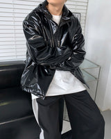 RH ペンダントエナメルレザージャケット / RH Pendant Enamel Leather Jacket (3 colors)