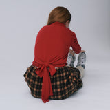 RIBBON TAIL LONG SLEEVE, RED