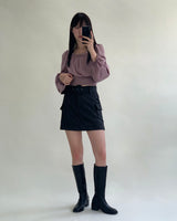 Collection 21fw - Dark Vader Mini Skirt (6614899196022)