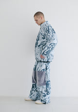 パファーウェルロンジャケット/BSR2223FWJK010 DSXBR PUFFER WELLON JACKET PASTEL PURPLE