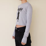 キャットバトラークロップ長袖Tシャツ