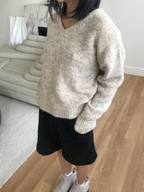 Capullo boucle half pants