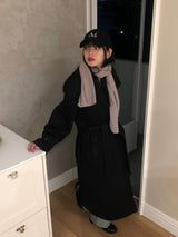 Verliebt high neck long coat