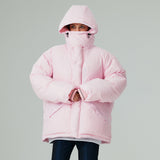 オーバーフィットフードダックダウン/OVERFIT HOOD DUCK DOWN-PINK