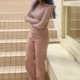 シュガーリボンスリットラウンドTシャツ / Sugar Ribbon Slit Round T-Shirt