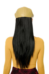 GLOSSY HUNTING CAP / MUSTARD