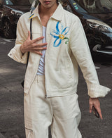 [Hand print]ローカルフラワージャケット (2 color)