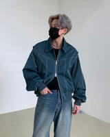 ヴィパーレザージャケット/OWN Viper Leather Jacket (3 colors)