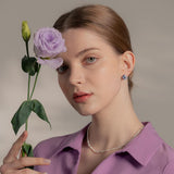 2022パントンデイリースクエアマーブリングピアス/2022 Pantone Daily Square Marbling earring (BP)