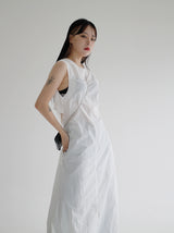 ナイロンバックポイントワンピース / Nylon Back Point One Piece (3color)