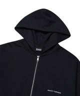  HAIF-ZIP HOODIE (LONG)_NAVY