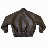 Hidden leather jumper