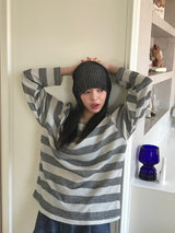 Dot stripe T 