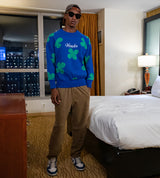 フラワーパターンジャガードニット / Flower pattern Jacquard Knit (4582469304438)