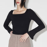 Sqare knit [BLACK] (6618483982454)