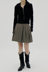 ロングジップTシャツ / long zip t-shirt