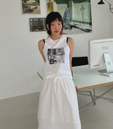 フォトスリーブレス/Photo sleeveless (3color)