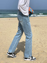 Po Side Slit Dnim Pants (628) (6691443245174)