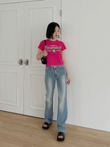 リンクリング ブラッシュ ブーツカット パンツ / no.430 Wrinkling Brush Bootcut Pants