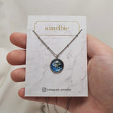 ソーラーシステムプラネットシリーズ - ジアースセミチョーカーネックレス / Solar System Planets Series - The Earth Semi Choker Necklace