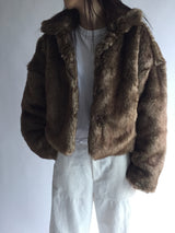 Eco fur jacket