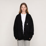 [UNISEX] G logo floating knit cardigan (6686017093750)