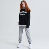 Revolve Applique Sweatshirt Black (6540207620214)