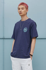 LOGO&SMILEY TEE [DEEP PURPLE] (6552889262198)