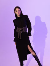 Sofi Wool Skirt (BLACK)