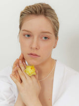 2021 PANTONE stratum pearl earring (OR) (6641916608630)