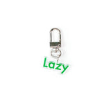 LAZY TYPOGRAPHY KEY RING (6538492379254)