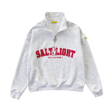 [pre-order 3/30~] SALT & LIGHT NECK ZIPPER SWEATSHIRT_MELANGE GRAY (6688300367990)