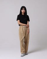 ヌードルストラップバンディングワイドパンツ/Noodle Strap Banding Wide Pants_3color