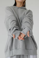 ウォーマーボキシーフーデッドTシャツ / Warmer Boxy Hooded T-shirt (3color)